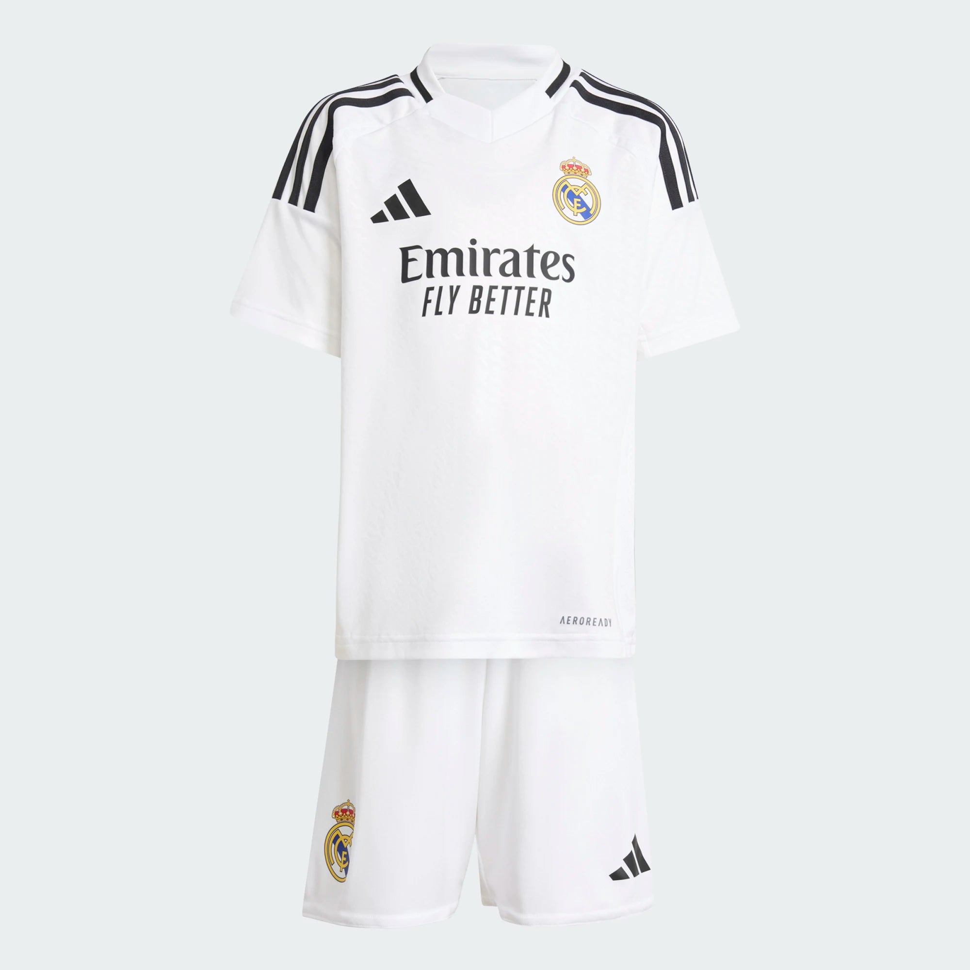 ADIDAS REAL MADRID HOME YOUTH KIT 2024-2025