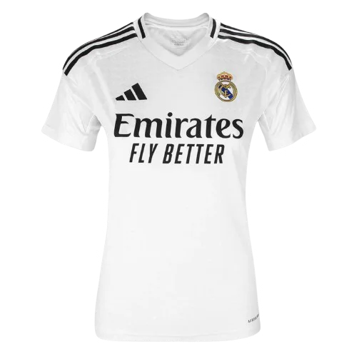 Camisa Real Madrid Home 24/25 s/n° Torcedor Feminina - Branco