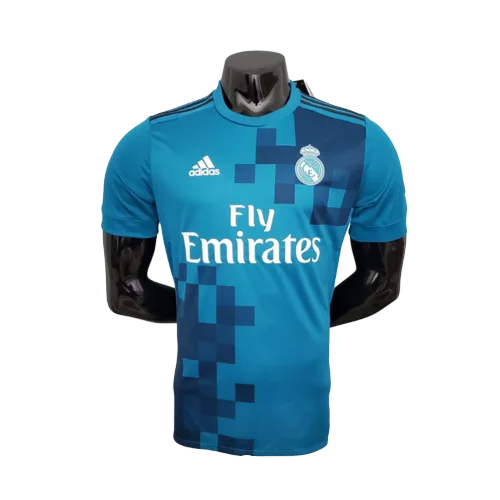 Camisola Real Madrid III 17/18 - Azul Masculino Jogador