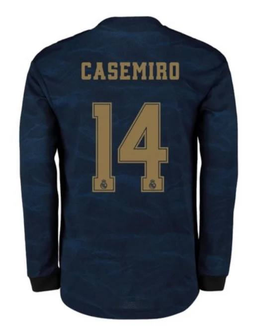 Casemiro Real Madrid Long Sleeve 19/20 Away Jersey