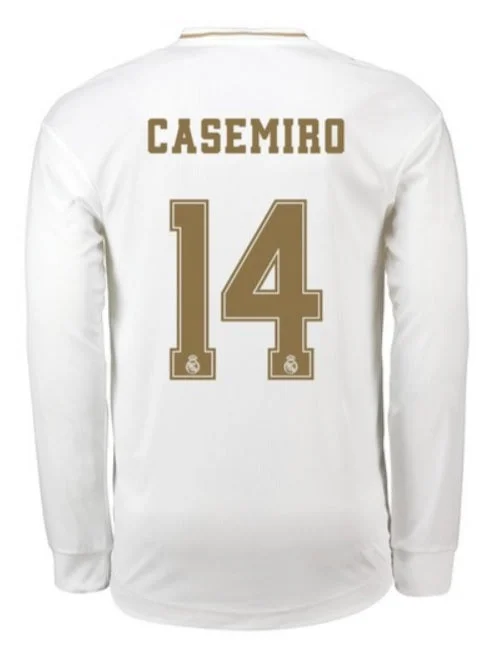 Casemiro Real Madrid Long Sleeve 19/20 Home Jersey