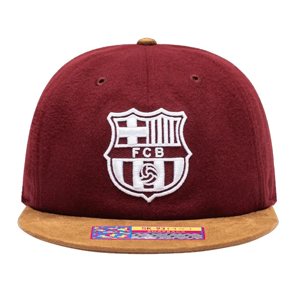 Fan Ink Barcelona Lafayette Snapback Hat (Burgundy)