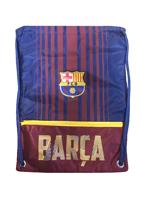 FC Barcelona Barça Drawstring Cinch Bag