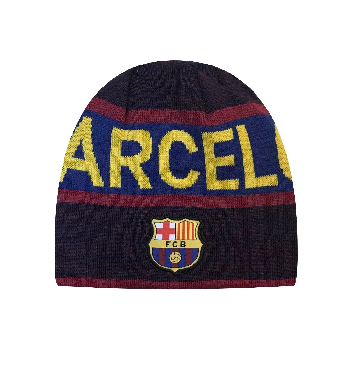 FC Barcelona Adult Reversible Unisex Beanie