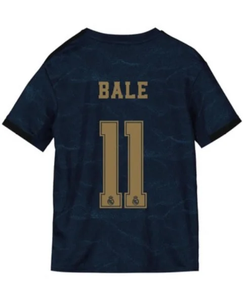 Gareth Bale Real Madrid Youth 19/20 Away Jersey