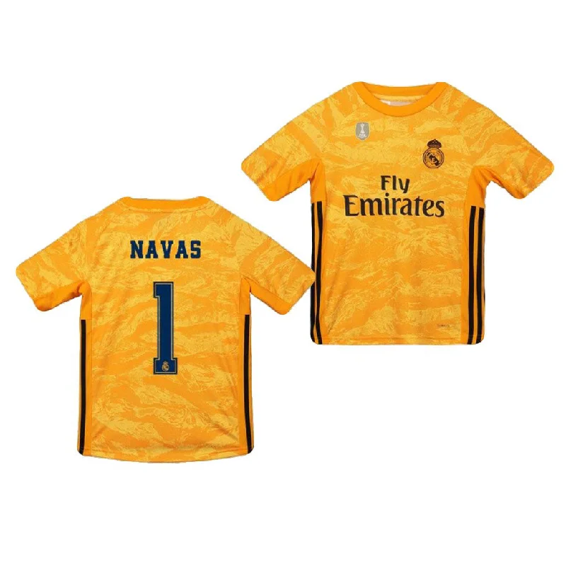 Keylor Navas Real Madrid Youth 19/20 Goalkeeper Home Jersey