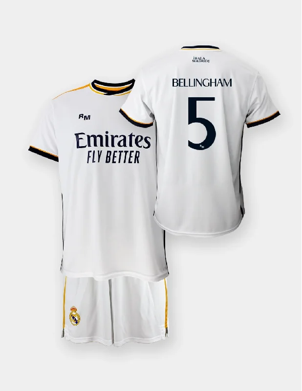 Kit Real Madrid Junior Domicile Bellingham 2023/24 Replica