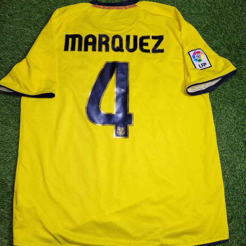 Marquez Barcelona TREBLE SEASON 2008 2009 Away Soccer Jersey Shirt L SKU# 286787-760