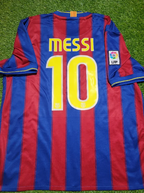 Messi Barcelona 2009 2010 Home Jersey Shirt Camiseta XL SKU# 343808-496