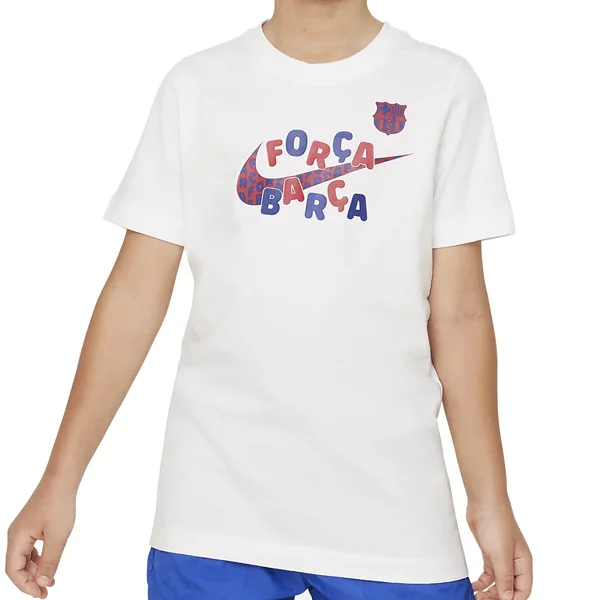 Nike Youth Barcelona Mascot T-Shirt 23/24 (White)