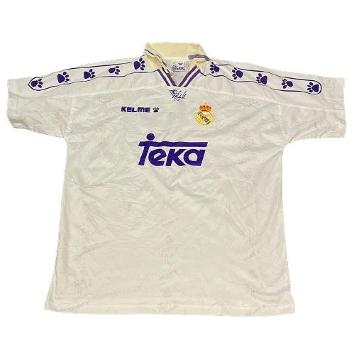 Real Madrid 1994-1995 Home - Large Adults - 8/10 Condition - Vintage Kelme Shirt