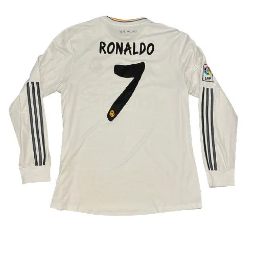 Real Madrid 2013-2014 Home Shirt - Ronaldo 7 - XL - Very Good - Long Sleeve - Adidas G81098