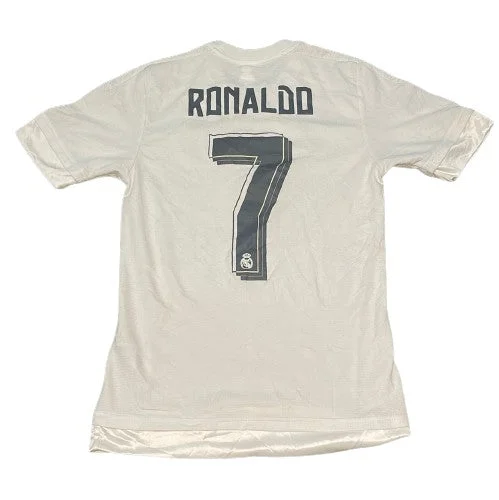 Real Madrid 2015-2016 Home Shirt - Ronaldo 7 - 15/16 - Small Mens - 8/10 - Authentic - Adidas AK2494