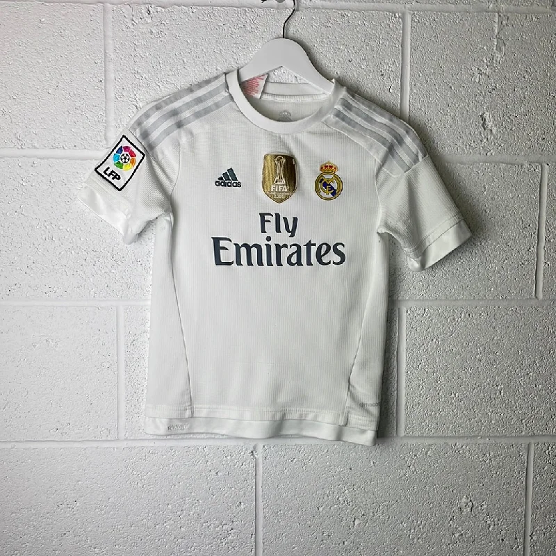 Real Madrid 2015/2016 Home Shirt - Junior Medium - Very Good Condition - Adidas AK2497