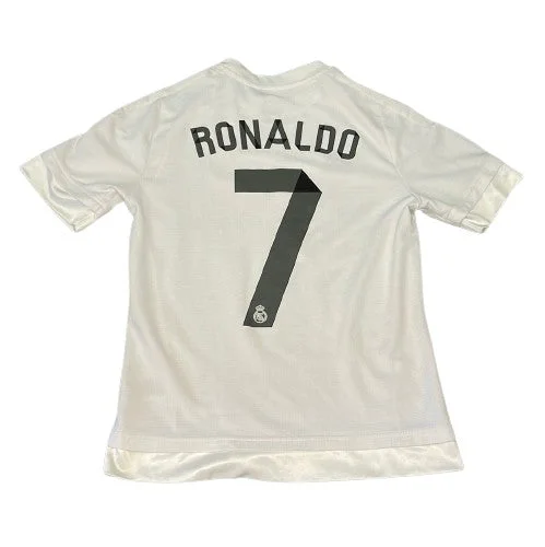 Real Madrid 2015-2016 Home Shirt - Ronaldo 7 - 15/16 - Small Mens - 8/10 - Authentic - Adidas S12659