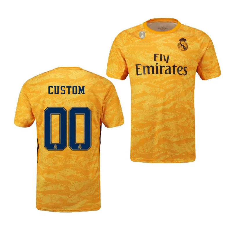 Real Madrid Custom 19/20 Goalkeeper Home Jersey