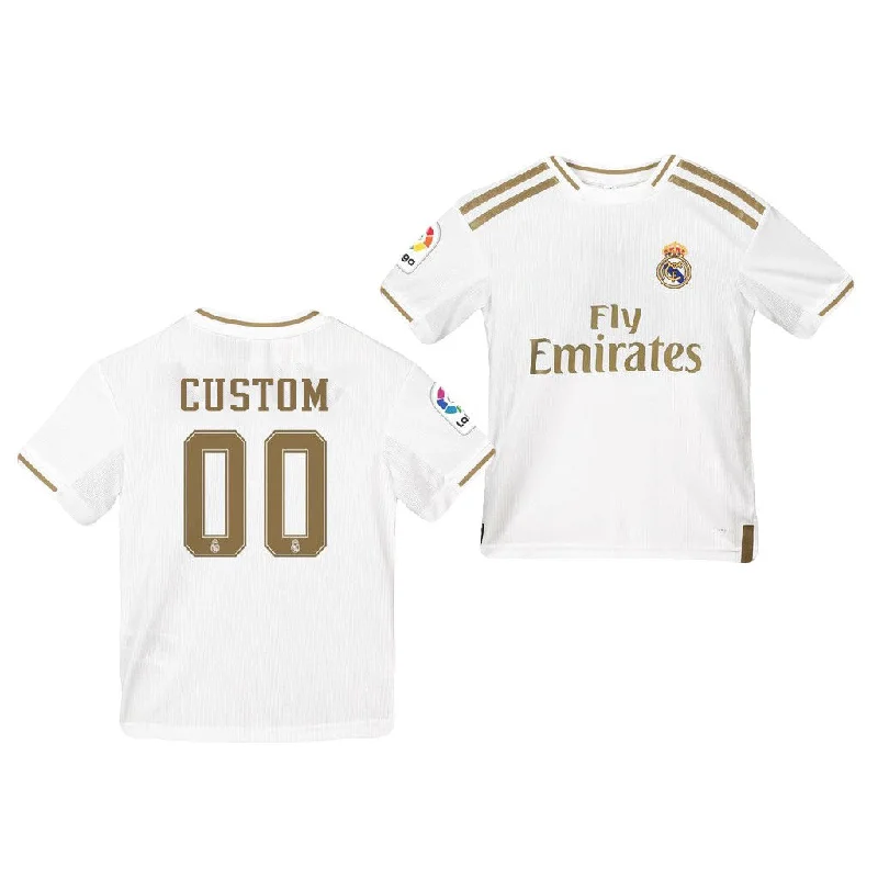 Real Madrid Custom Youth 19/20 Home Jersey