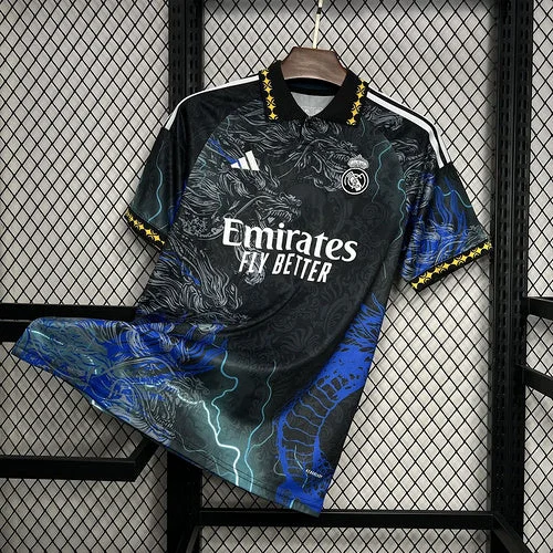 Real Madrid 2024∕25 Black Dragon Jersey S-XXL(53E4)