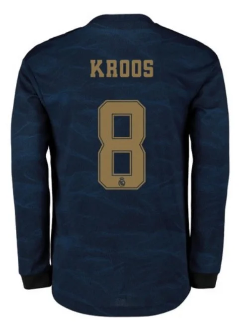 Toni Kroos Real Madrid Long Sleeve 19/20 Away Jersey