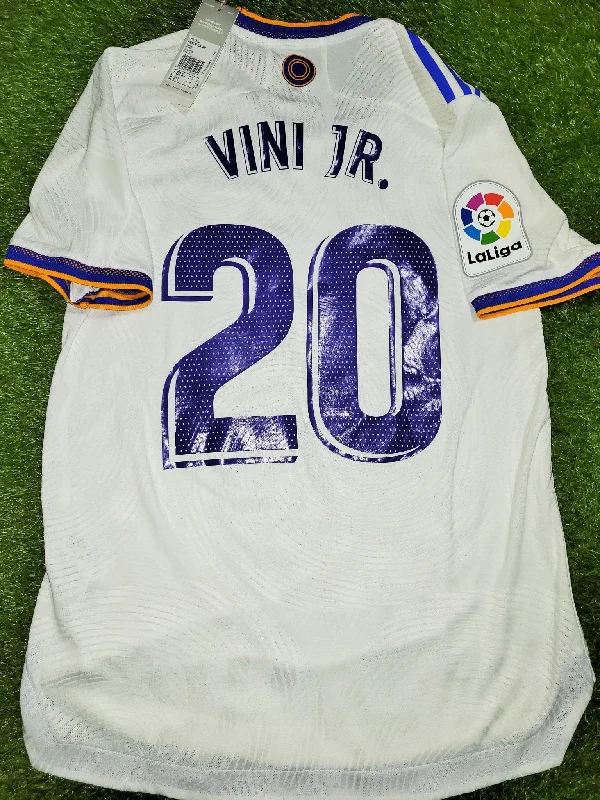 Vinicius Jr Real Madrid 2021 2022 Home PLAYER ISSUE Soccer Jersey Shirt BNWT M SKU# GQ1360