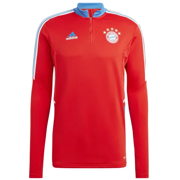 adidas Bayern Munich Condivo Training Long Sleeve Top 22/23 (Red/Bright Royal)