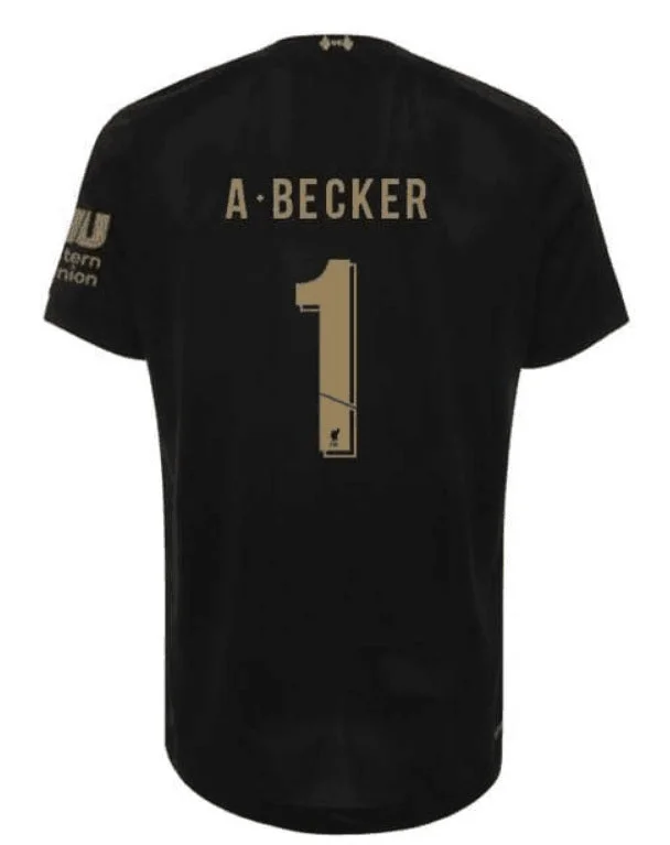 Alisson Becker Liverpool 19/20 Goalkeeper Club Font Jersey