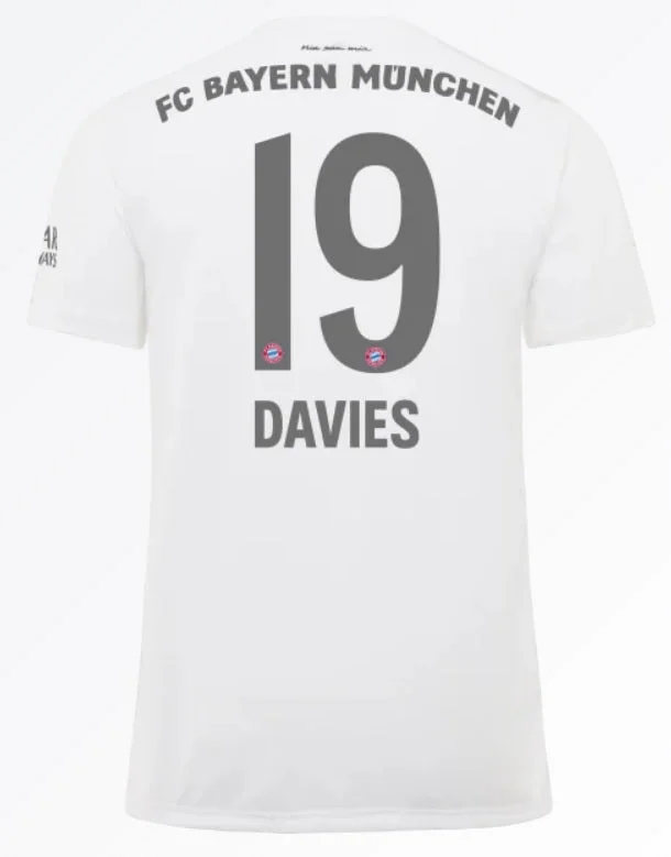 Alphonso Davies Bayern Munich 19/20 Away Jersey