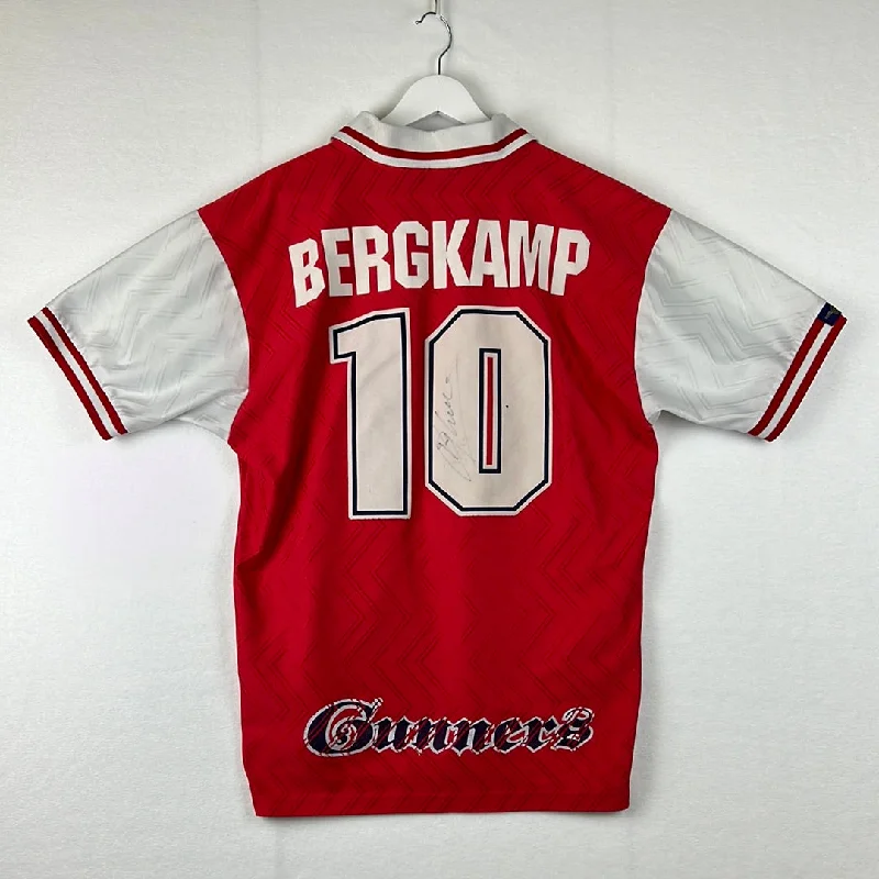 Arsenal 1996/1997 Home Shirt - Large - Bergkamp 10