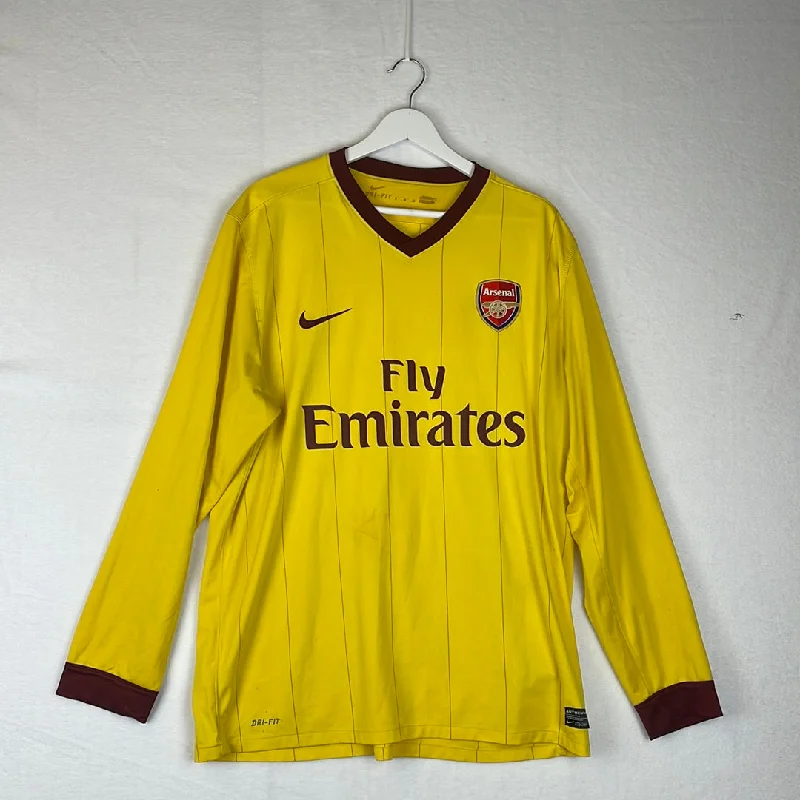 Arsenal 2008/2009 Long Sleeve Away Shirt - Large Adult - Good Condition