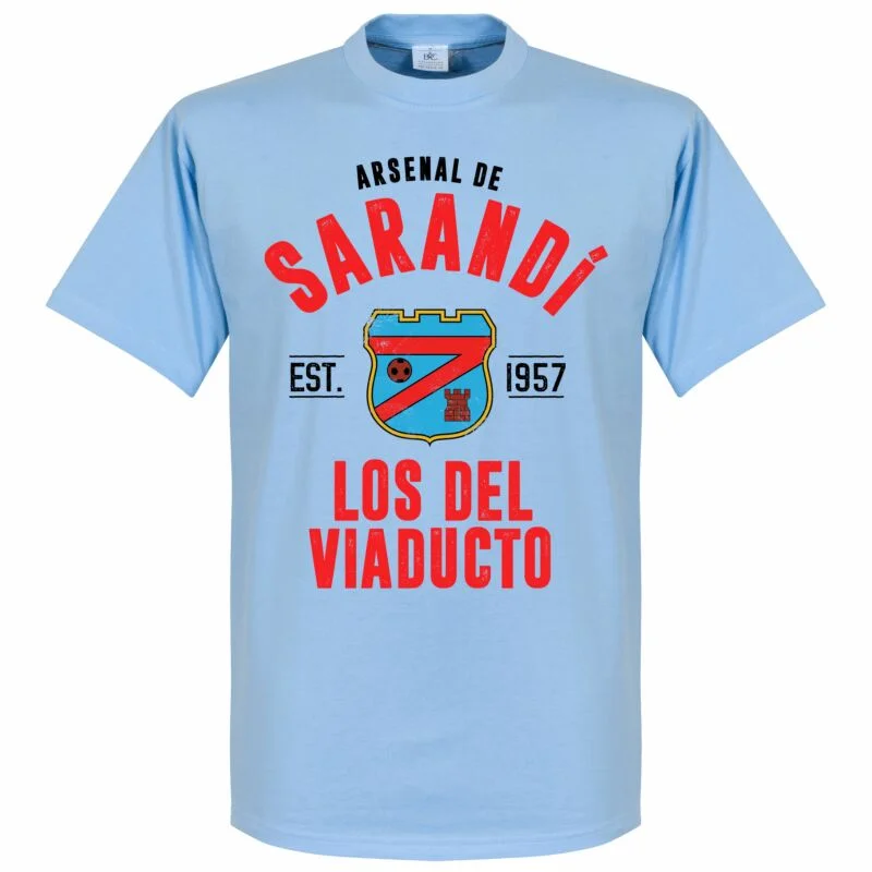 Arsenal Sarandi Established T-Shirt - Sky