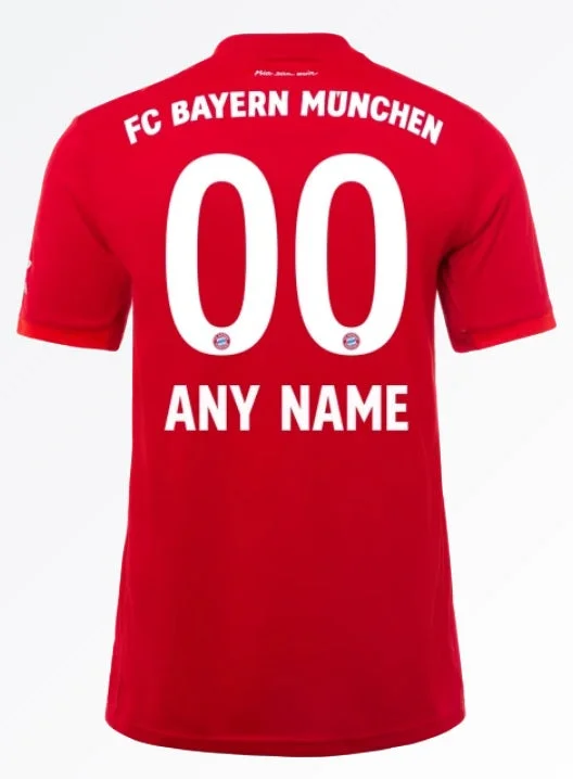 Bayern Munich Custom Home Jersey 19/20