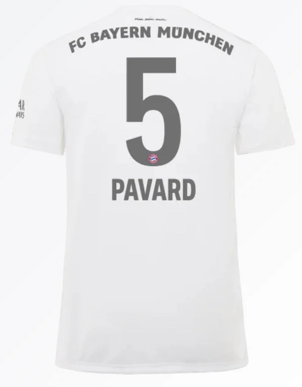 Benjamin Pavard Bayern Munich 19/20 Away Jersey