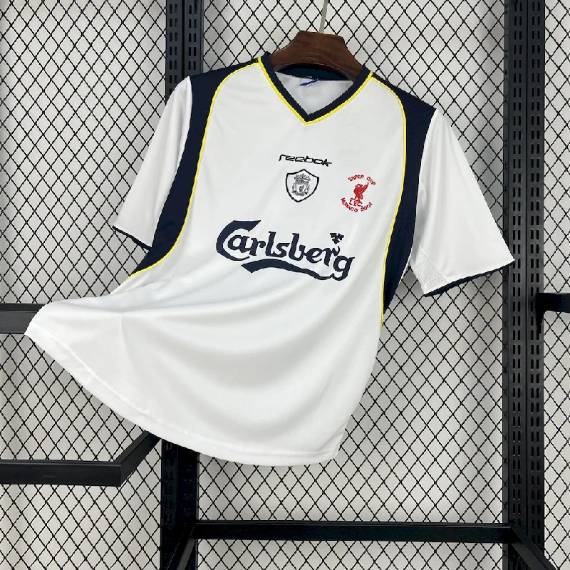 Camisa Retrô do Liverpool 2001/2002 - Versão Retrô