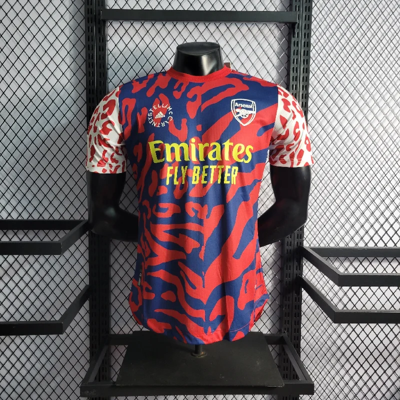 CAMISA VERSÃO PLAYER DO ARSENAL 23/24 RED BLUE