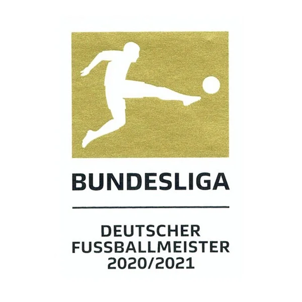 German Bundesliga 2020-2021 Champion Patch (White/Gold)