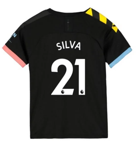 David Silva Manchester City Youth 19/20 Away Jersey