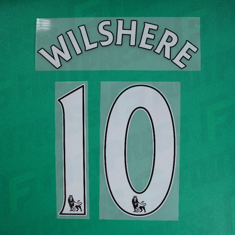 Flocage Officiel - Arsenal, Wilshere, 2013/2019, Home, Blanc