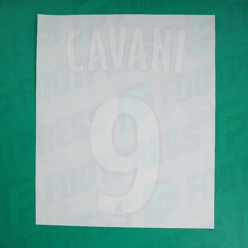 Flocage Officiel - Paris Saint-Germain, Cavani, 2013/2014, Home, Blanc/Rouge