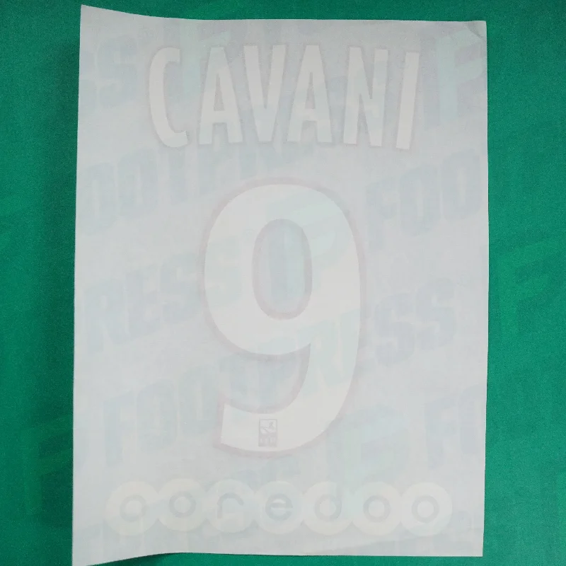 Flocage Officiel - Paris Saint-Germain, Cavani, 2015/2016, Home, Blanc/Rouge