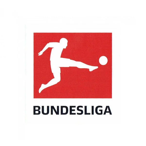 German Bundesliga League Patch (White/Red)