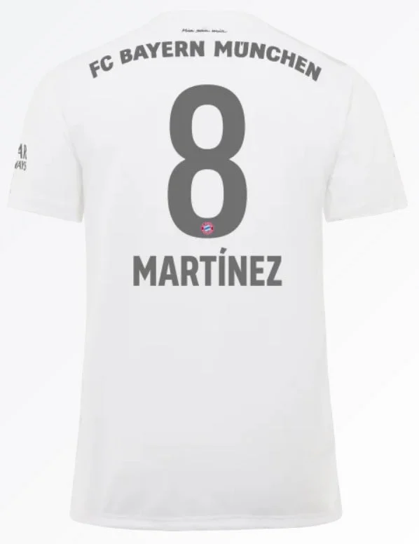 Javi Martinez Bayern Munich 19/20 Away Jersey