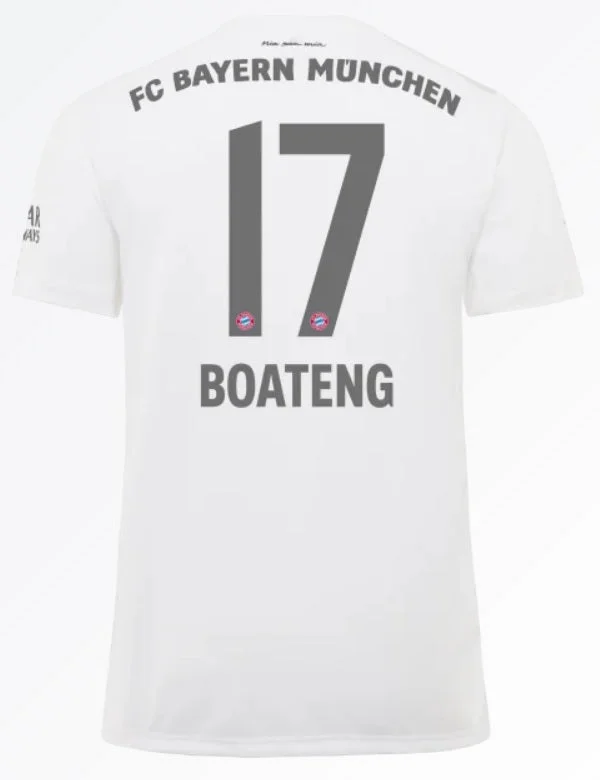 Jerome Boateng Bayern Munich 19/20 Away Jersey