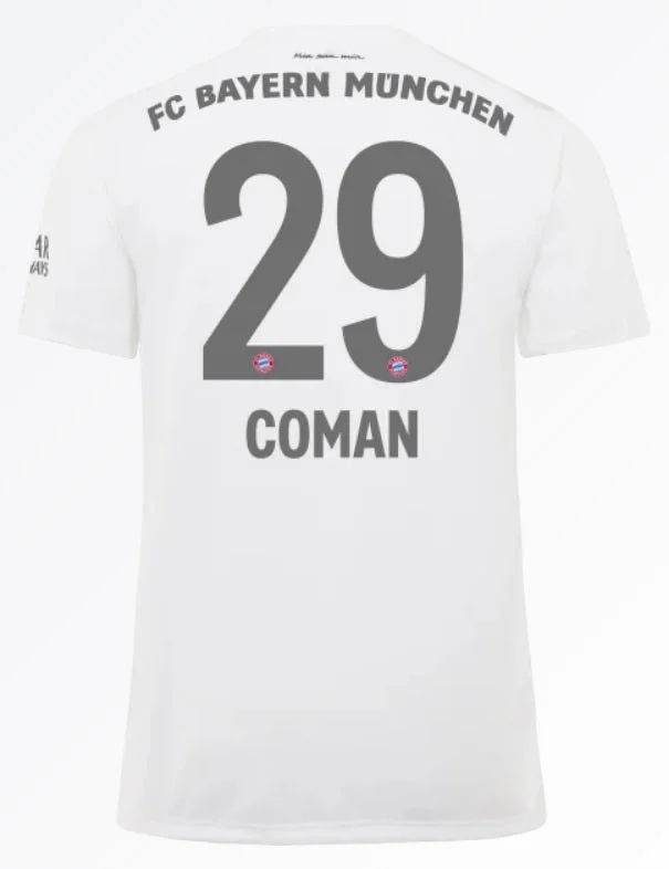 Kingsley Coman Bayern Munich 19/20 Away Jersey