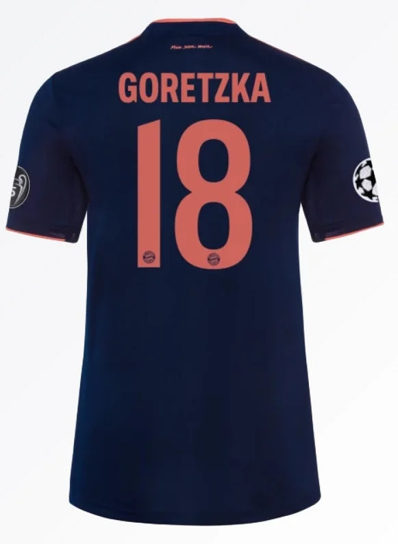 Leon Goretzka Bayern Munich 19/20 Third Jersey