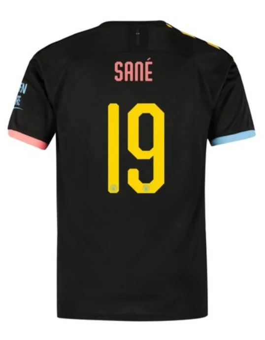 Leroy Sane Manchester City 19/20 Away Jersey Cup Print