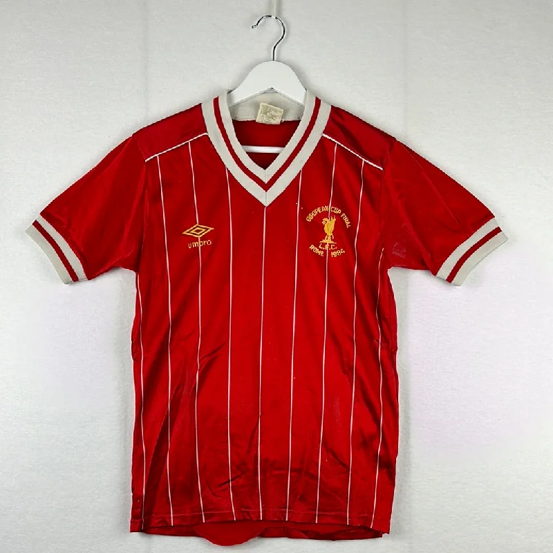 Liverpool 1982-1983- 1984 Home Shirt - Small - 1984 European Cup Final Shirt