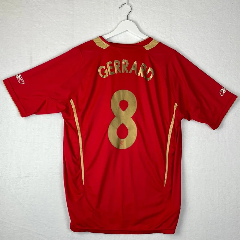 Liverpool 2005/2006 Champions League Home Shirt - Gerrard 8 - Large - Excellent Condition