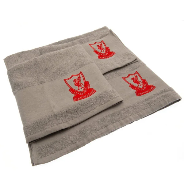 Liverpool FC 3pc Embroidered Towel Set