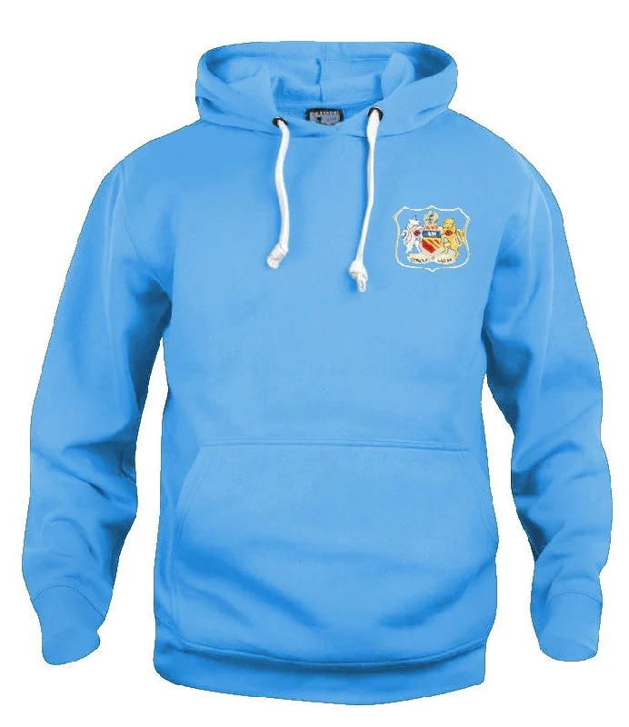 Manchester City Retro Football Hoodie 1940s - 1950s