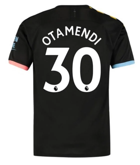 Nicolas Otamendi Manchester City 19/20 Away Jersey